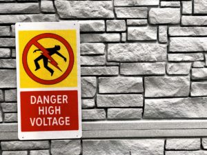 FirstAidPro Danger High Voltage Sign