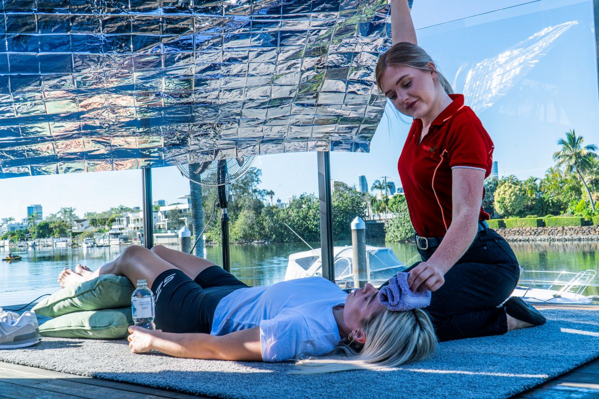 body temperature rises