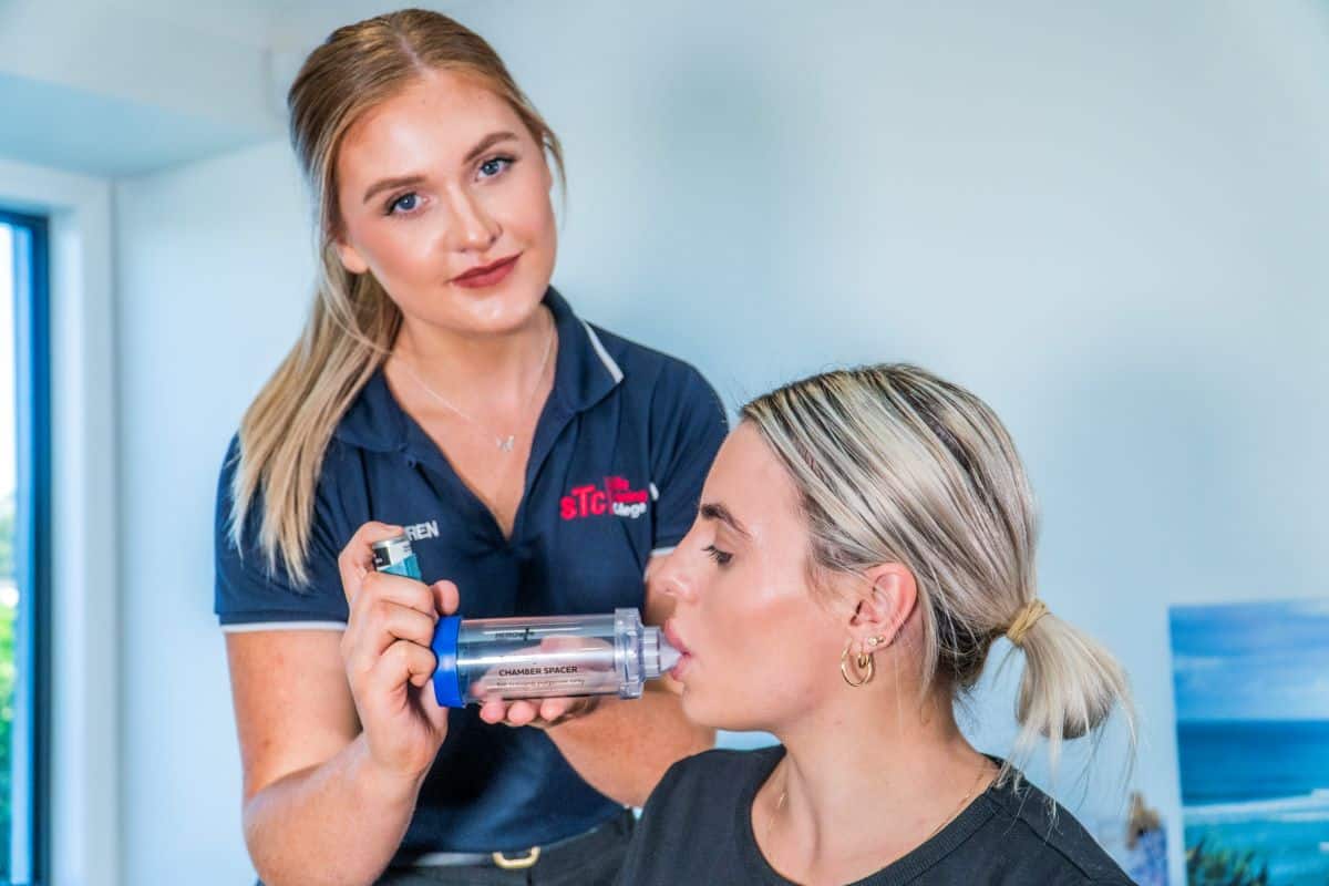 spacer for asthma inhaler