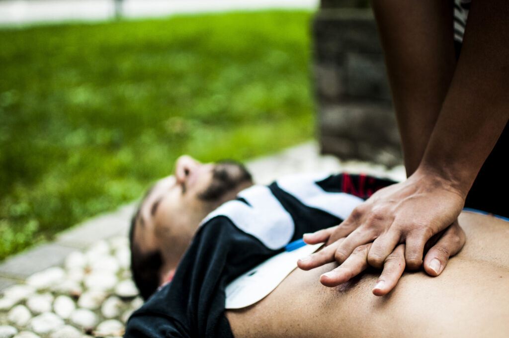 CPR chest compressions