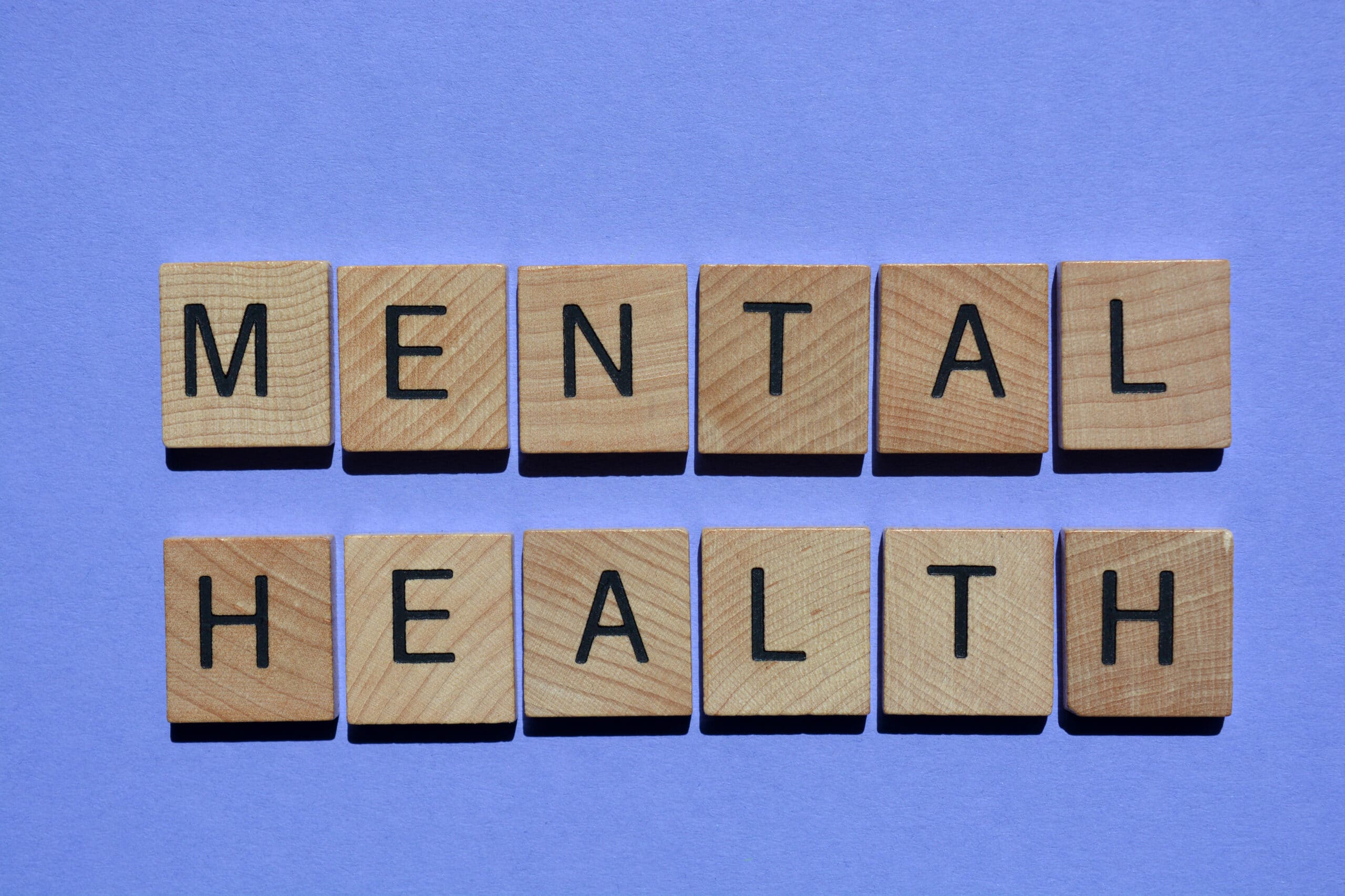 Mental Health First Aid: mental health words as banner headline LIVIN