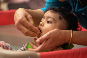 first aid for a choking infant