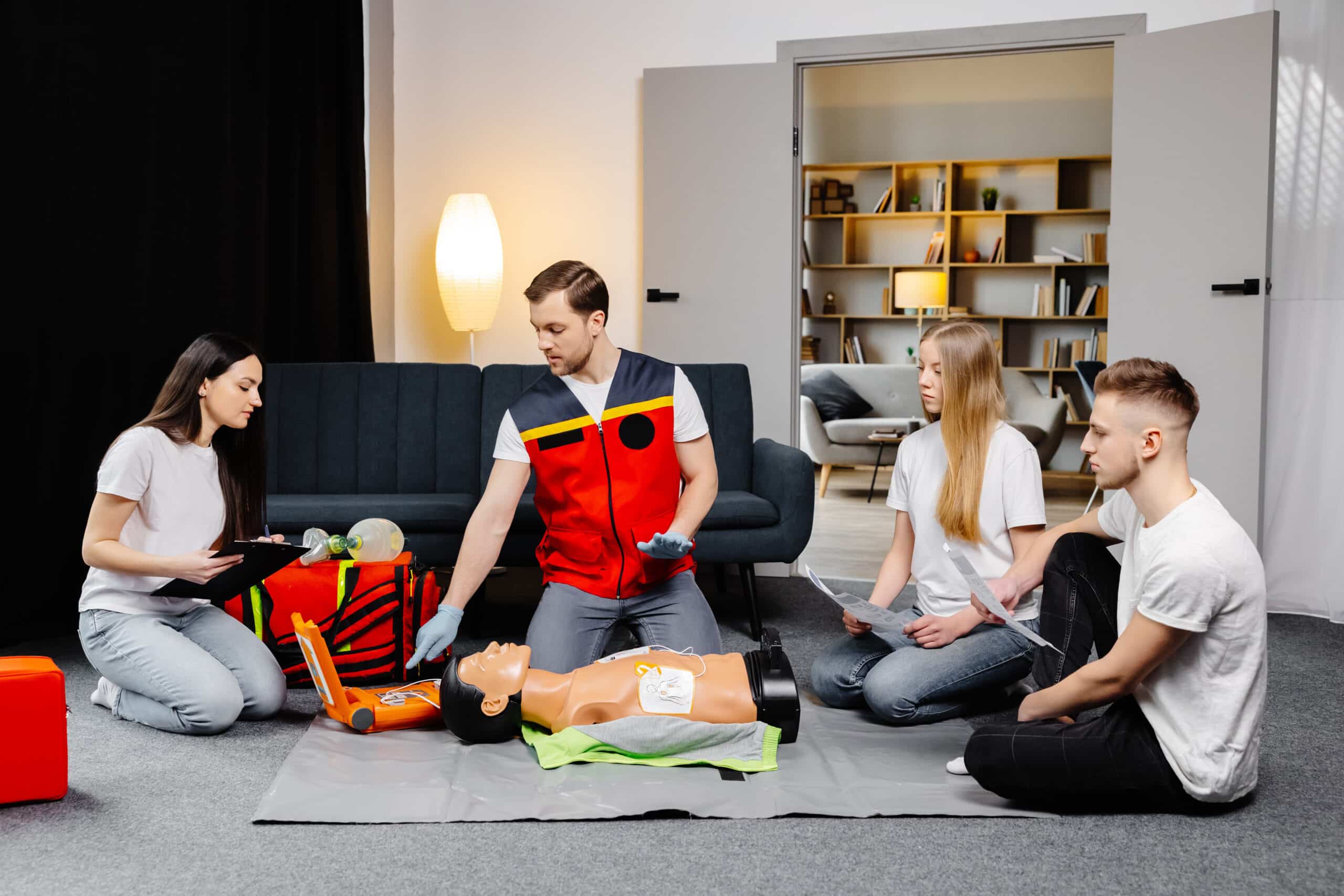 automated external defibrillator training