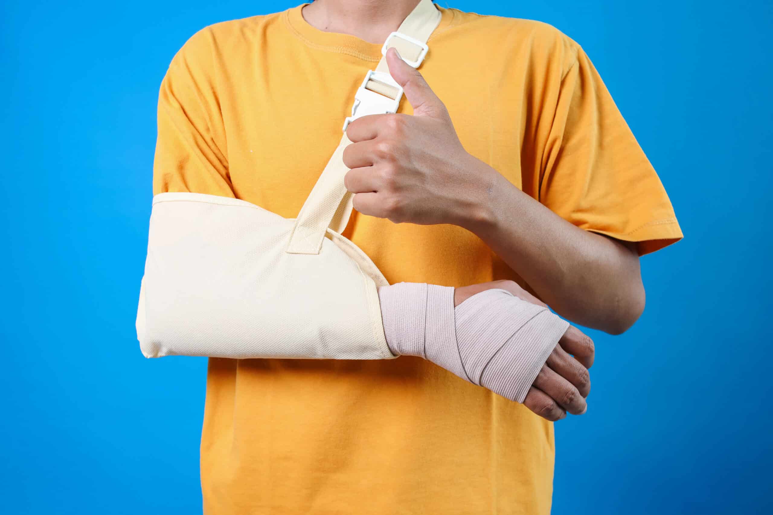 first aid for a fracture - arm