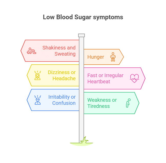 Low blood sugar symptoms