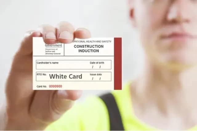 white card certificate Australia