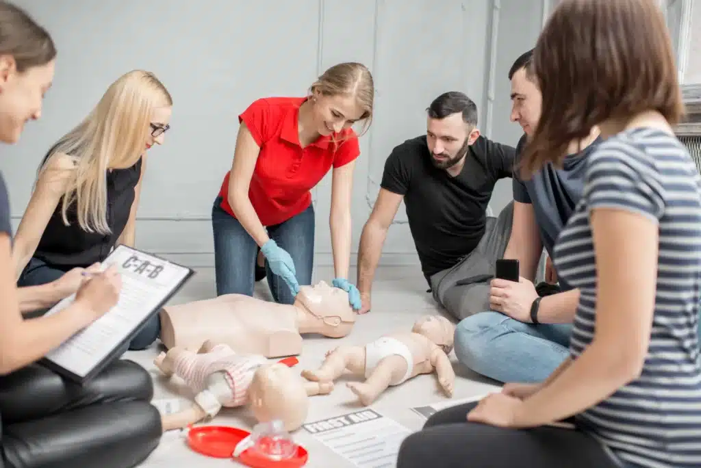 7 steps of CPR - CPR and AED training